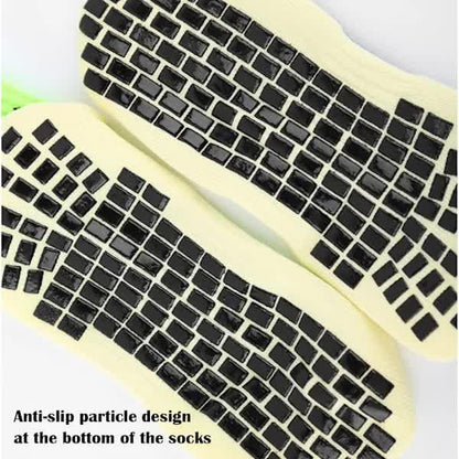 Kids Soccer Socks Non-Slip Hospital Grip Athletic Socks V1188-PACJ-W-5073