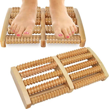 Wooden Foot Massage Roller Foot Massager V1188-PACJ-W-6505
