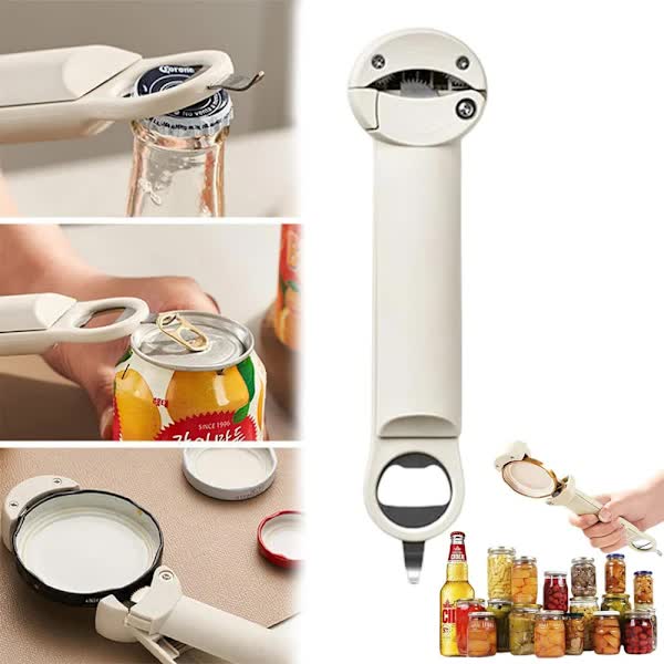 Multifunctional Telescopic Cap Opener - Adjustable Multifunctional Can Opener and Cap Holder for People with V1188-PACJ-W-6801