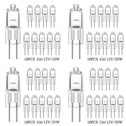 10 pcs Halogen Bulbs Capsule Lamps Lamps Lights G4-12V-35W V1188-PAFY-3604-2