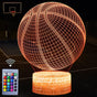 3D LED Basketball Night Light with Remote Control V1188-PAHH-10589