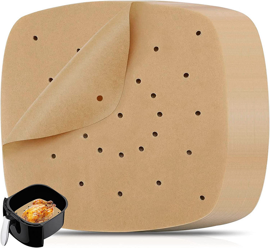 Air Fryer Baking Paper 100-Pack, White, 20 cm Sheets V1188-PAHH-17623