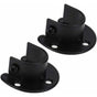 Wall Mounted Clothes Rod Holder for 1.26 Inch Diameter, Shower Curtain Rod Bracket, 2-Pack V1188-PAHH-20660