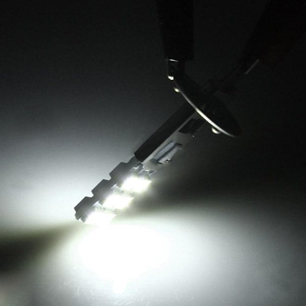 2 pcs H1 LED Headlight Bulbs Kit 6000K Super White 55W Fog Light with 12 SMD 5050 Chips V1188-PAHH-27316