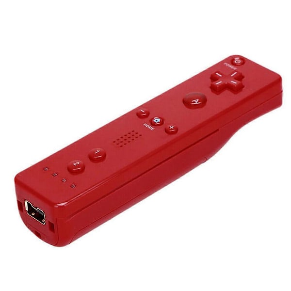 Wii Remote Control Red with Built-in Motion Plus Compatible with Nintendo Wii and Wii U V1188-PAHH-30739