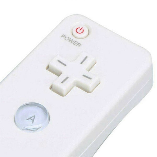 Wii Remote Control Red with Built-in Motion Plus Compatible with Nintendo Wii and Wii U V1188-PAHH-30739