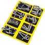 8pcs Metal Brain Teaser Puzzle Rings IQ Training Game for Kids and Adults Board Games V1188-PAHT-9243