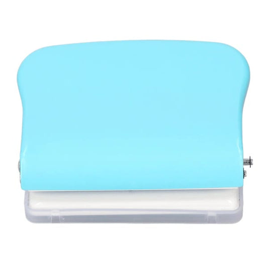 Handheld Portable Spiral Binding Machine for A4 A5 A6 A7 Paper, Round Hole Punch, Light Blue for School and V1188-PAPO-8456