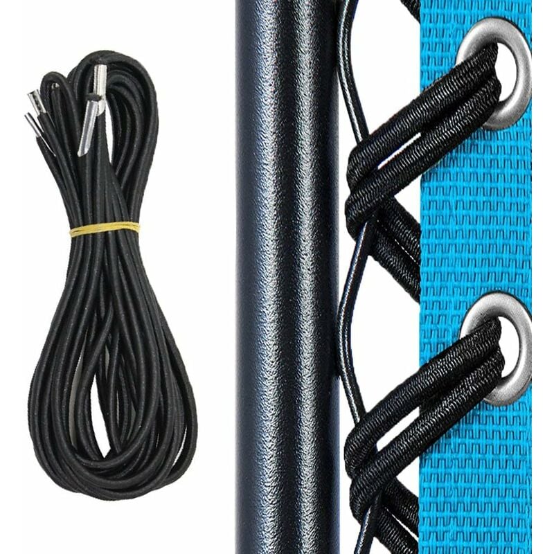 Drawstring, rubber band, folding chair accessories (black export (a set of 2 long and 2 short)), V1188-QCQC46-30305-1