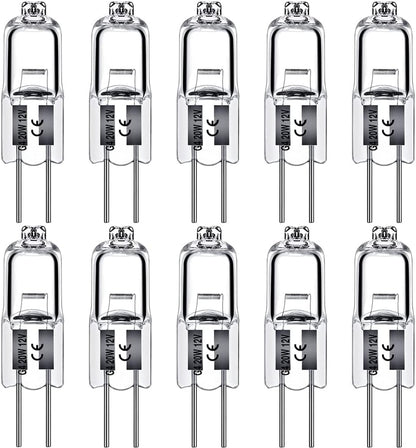 G4 halogen lamps 10W 12V - Warm white - 10-pack 10pcs 10pcs 10W V1188-QQCC46-06083-2