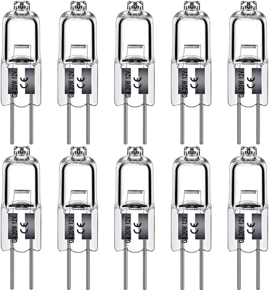 G4 halogen lamps 10W 12V - Warm white - 10-pack 10pcs 10pcs 10W V1188-QQCC46-06083-2