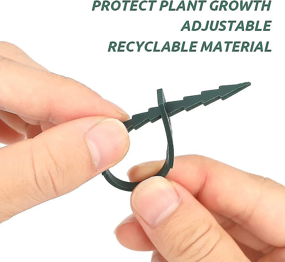 Adjustable Plant Ties 200 Pcs, 13.5 cm Flexible Plastic Garden Wire Ties for Plant Support V1188-RD-065053
