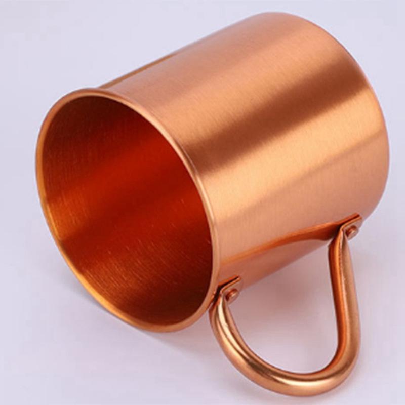 Sports Products Straight Cup Handle Cocktail Cup Pure Copper Mug V1188-RD-096798