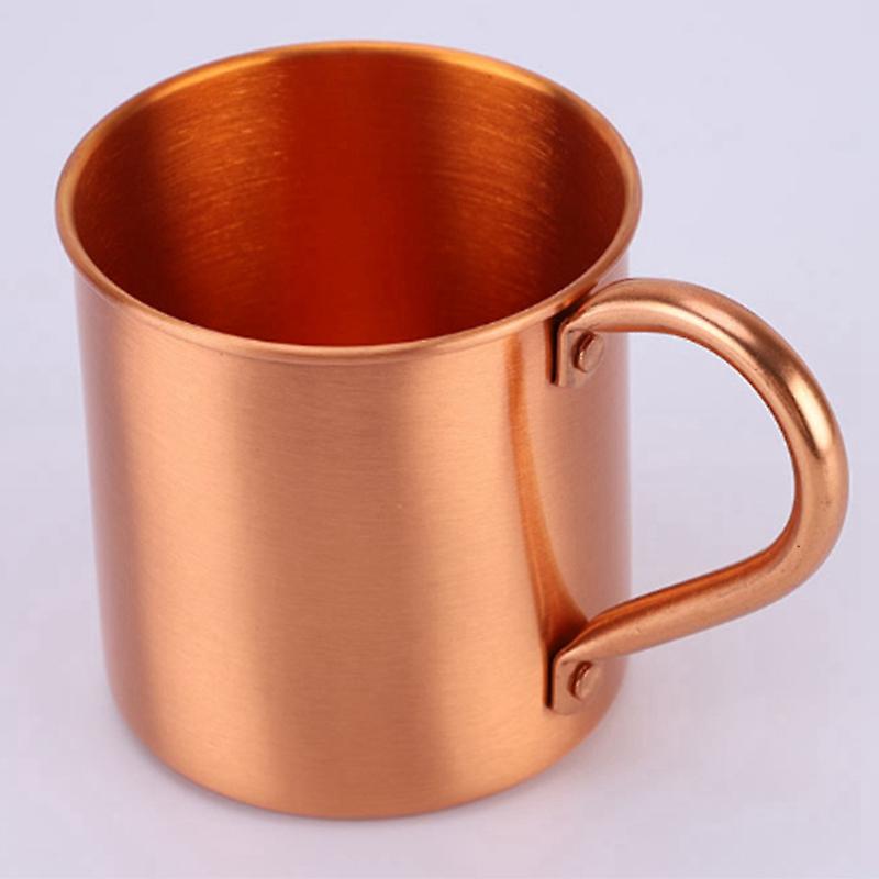 Sports Products Straight Cup Handle Cocktail Cup Pure Copper Mug V1188-RD-096798