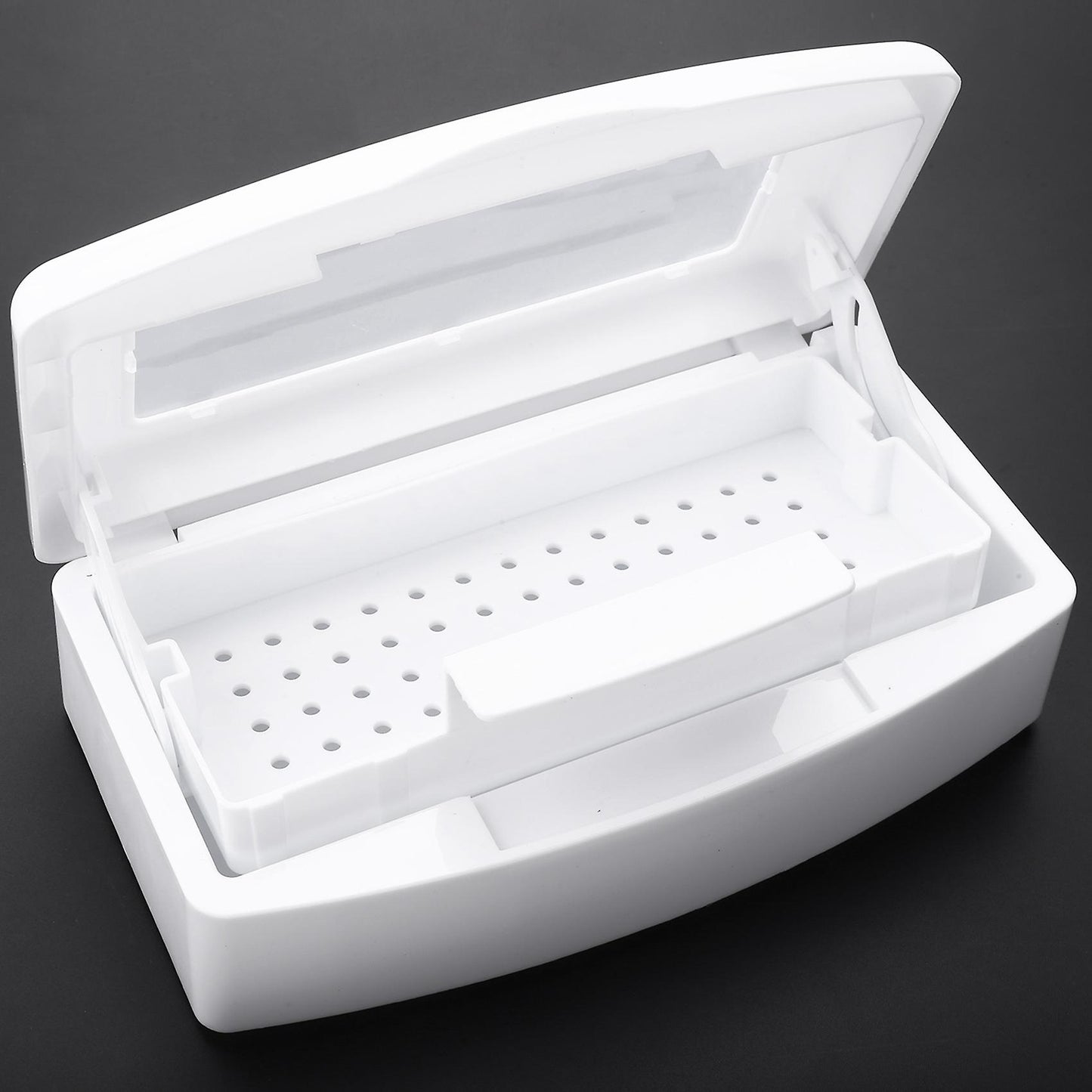 Nail Sterilizer Tray Disinfection Pedicure Manicure Box Art Boxes Tools Manicure Implement Tools V1188-RD-101108