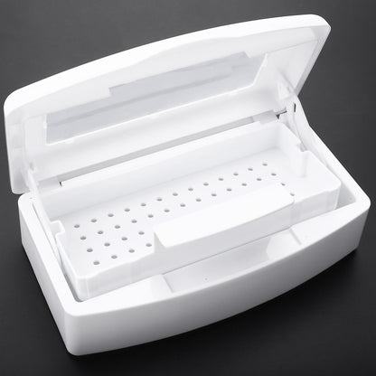 Nail Sterilizer Tray Disinfection Pedicure Manicure Box Art Boxes Tools Manicure Implement Tools V1188-RD-101108