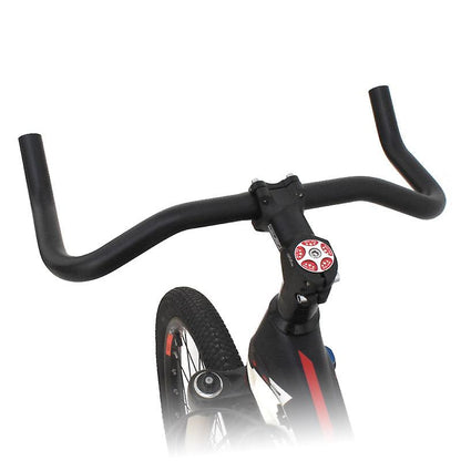 Bicycle Bullhorn Handlebar Aluminum Alloy 25.4mm 390mm Bicycle Handlebar For Fixed Gear Bicycle Road Bike V1188-RD-103514