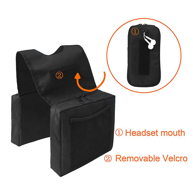 ATV UTV Motorcycle Tank Saddle Bag with Waterproof Phone Storage Compatible with ATV UTV Models V1188-RD-106622