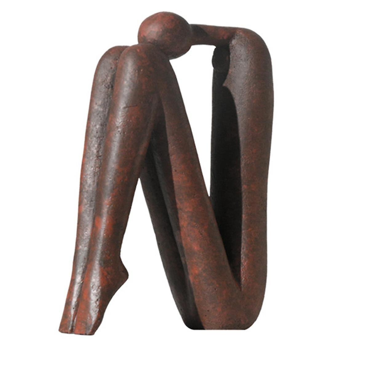 Heavy Duty Decorative Bookends for Shelves and Office Desks Brown V1188-RD-107141
