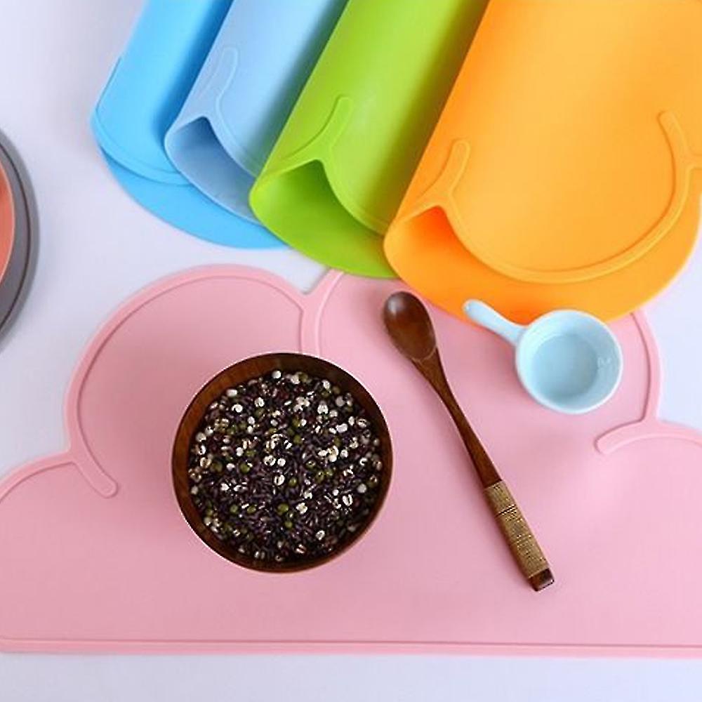 Silicone Placemats Food Grade Mats for Kids Baby Toddlers V1188-RD-113172