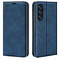 Compatible with Samsung Galaxy M34 5G Phone Case Retro Skin Magnetic Leather Dark Blue V1188-SU-FU1025-00005-5