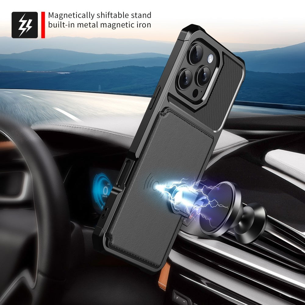 iPhone 16 Pro Case with Card Slot Black 82 V1188-SU-FU927-2210