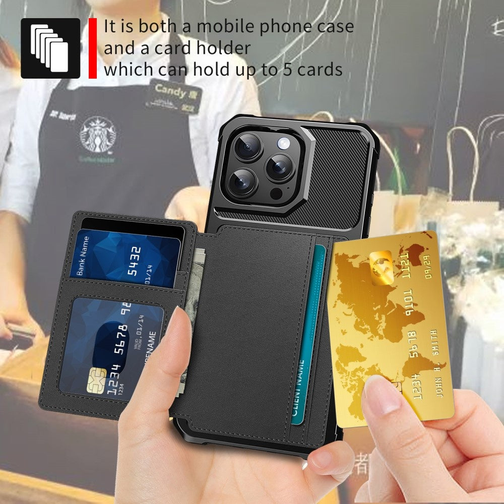 iPhone 16 Pro Case with Card Slot Black 82 V1188-SU-FU927-2210
