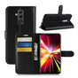 Huawei Mate 20 Lite Case Synthetic Leather Silicone Wallet Stand Cover - Black V1188-SU-FY95-00011