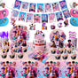 K-pop Demon Hunters Birthday Party Decorations Set Banner Cake Topper Balloons for Kids Theme Celebration V1188-SU-FY95-00057