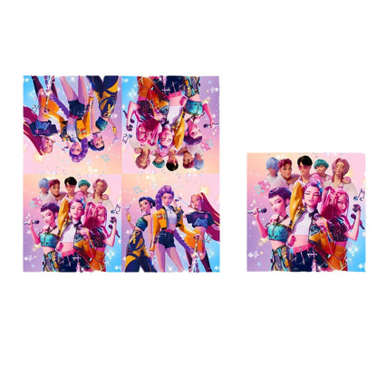 K-pop Demon Hunters Birthday Party Decorations Set Banner Cake Topper Balloons for Kids Theme Celebration V1188-SU-FY95-00057