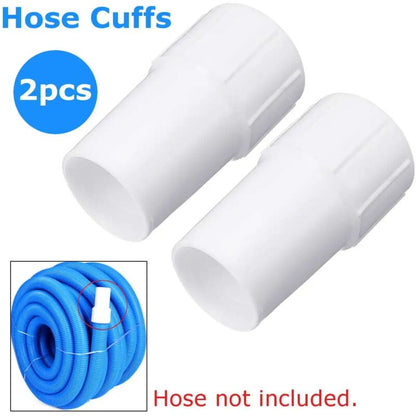 Pool Vacuum Hose Cuff Connector Adapter 1.5 Inch 2pcs Compatible with Vacuum Cleaner Hose V1188-SU-M915-0689