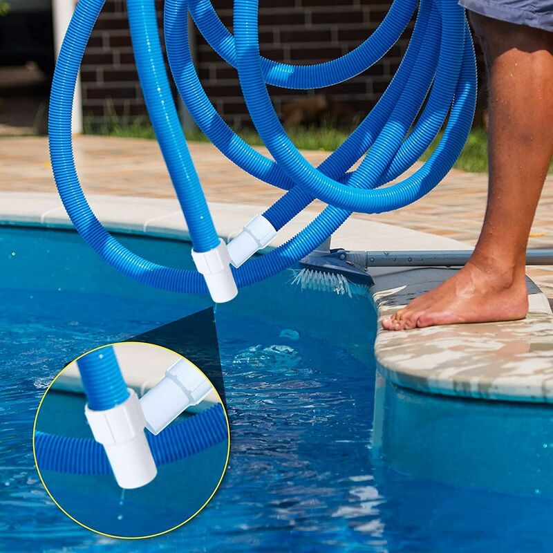 Pool Vacuum Hose Cuff Connector Adapter 1.5 Inch 2pcs Compatible with Vacuum Cleaner Hose V1188-SU-M915-0689