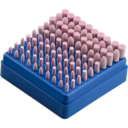 Dremel Rotary Tool Grinding Wheel, 3mm Shank Abrasive Polishing Mounted Stone, 100pcs Compatible with Dremel V1188-SU-M919-1564