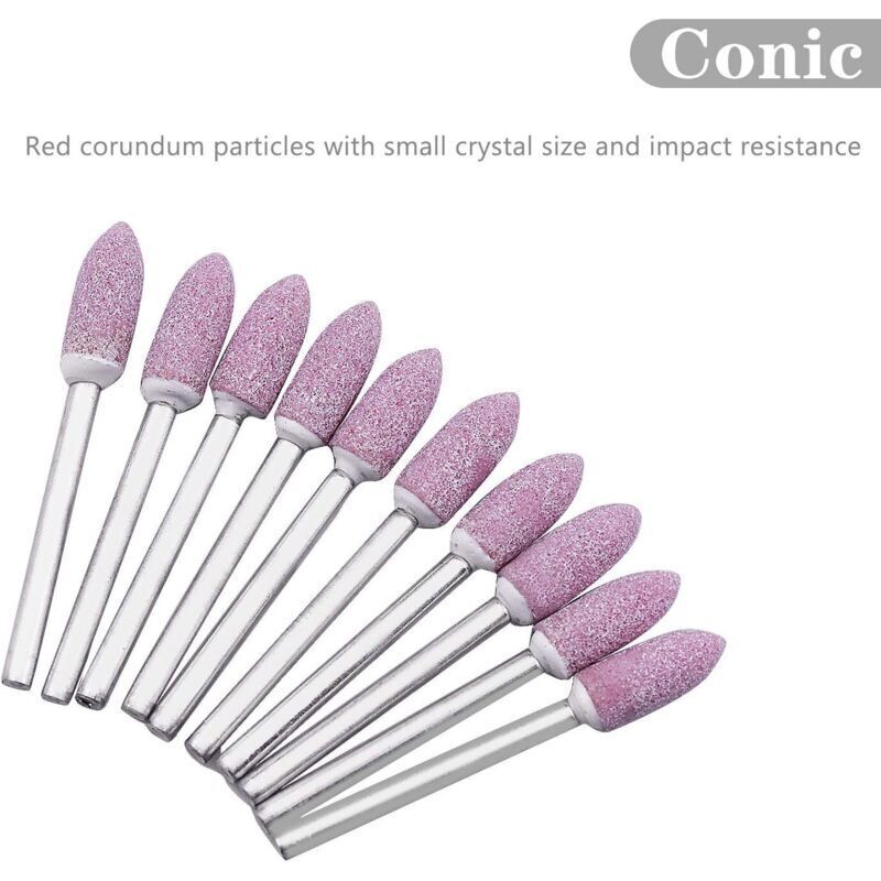Dremel Rotary Tool Grinding Wheel, 3mm Shank Abrasive Polishing Mounted Stone, 100pcs Compatible with Dremel V1188-SU-M919-1564