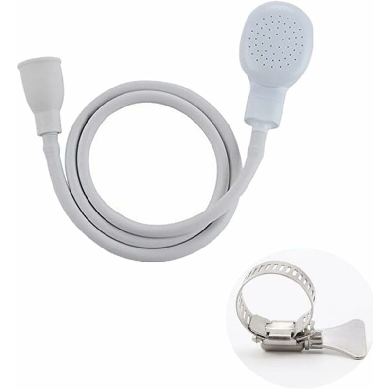 Shower Head for Bathroom Sink Mixer Hose Quick Connect Compatible with Children and Pets Shampoo Basin V1188-SU-M926-2692