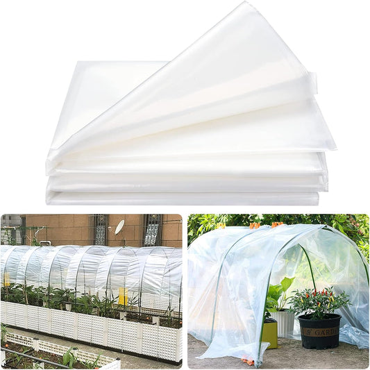 (Special Offer) 2x6m Polyethylene Greenhouse Film, Transparent, Extra Thick Garden Film for Foil Tunnels 10 m V1188-SU516-01459-3