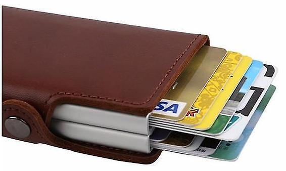 Double Anti-theft Wallet RFID-NFC Secure POP UP Card Holder V1188-SUAMZ51-03112