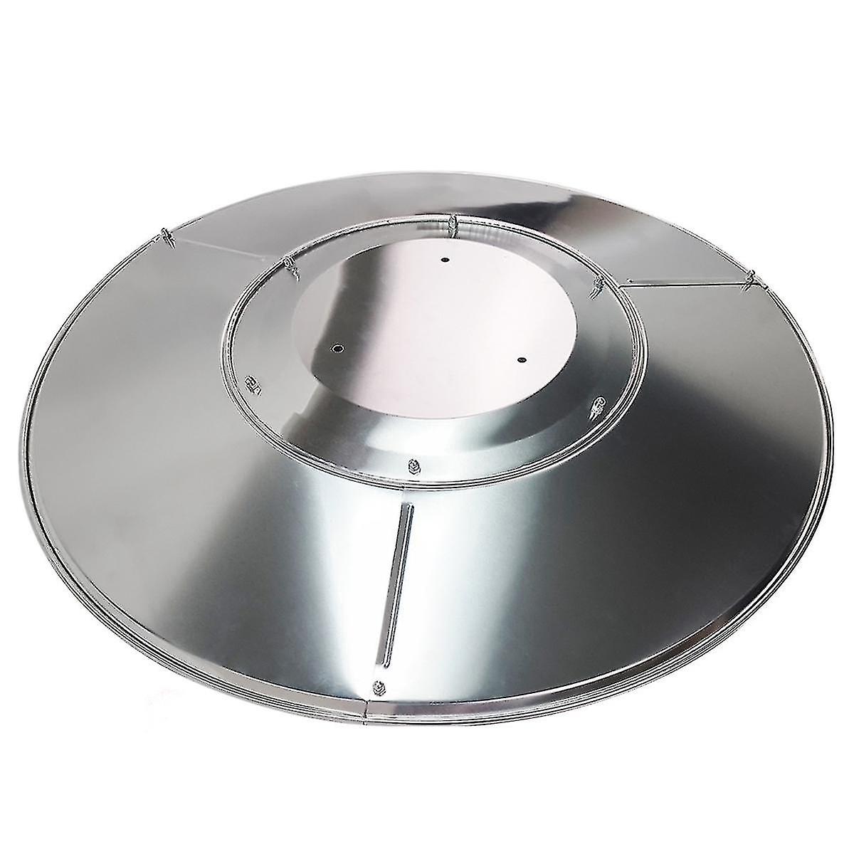 Patio Heater Reflector Plate, Outdoor Propane Heater Replacement Part - Top Dome, 3-Hole Mount, 3-'-UU- V1188-SUAMZ51-07170