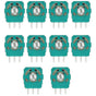 PS5 Controller Repair Parts 10 Pieces Adjustable Potentiometer 2k3 Resistor Compatible with Sony Playstation 5 V1188-SUG-011-2215
