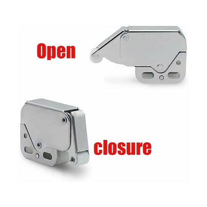 Mini Latches with Spring, 6 Pcs Cabinet Locks Compatible with Kitchen Cabinet Door V1188-SUL51-09830-1