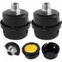 2 Pieces Air Filter Silencer, Air Compressor Filter Silencer, 3/8"" Air Compressor Filter 16.3mm V1188-SUL51-10335-1