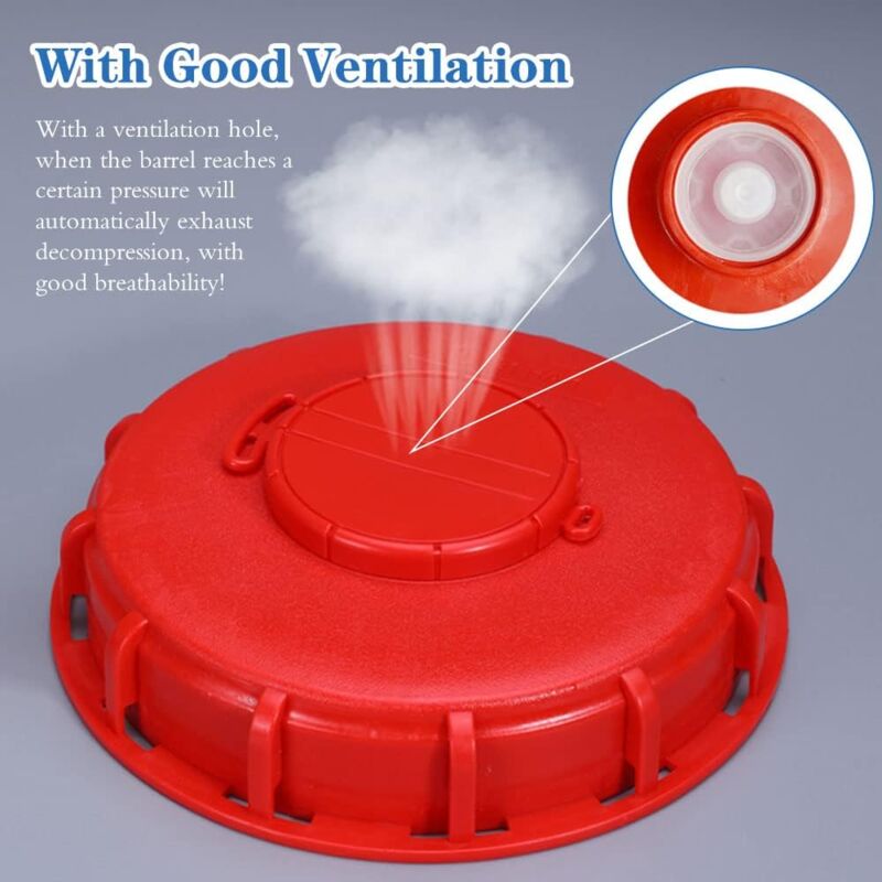 IBC Tank Lid 163mm Ventilated Compatible with 1000L IBC Water Container V1188-SUL51-10392-1
