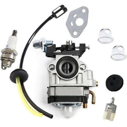 Kawasaki Carburetor Compatible with TH23 TH26 TH34 23cc 25cc 26cc Spark Plug Kit V1188-SUL51-12547-1