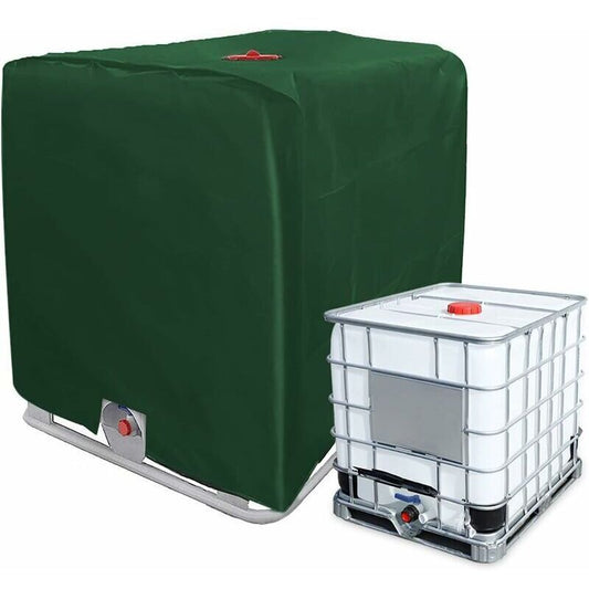 IBC Tank Cover Tarpaulin for 1000L IBC Container, GU.B/bon 116 x 100 x 120 cm Water Tank Cover Anti-UV V1188-SUL51-12595-1