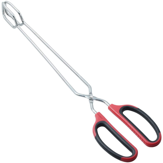 PROFESSIONAL QUALITY DURABLE STAINLESS STEEL Extra Long Scissor Tongs Stainless Steel Barbecue Grill Tongs V1188-SX-0009949