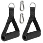 Heavy Duty Training Handle with Carabiners for Cable Machines and Gym Equipment, Compatible with Resistance V1188-SX-0010983