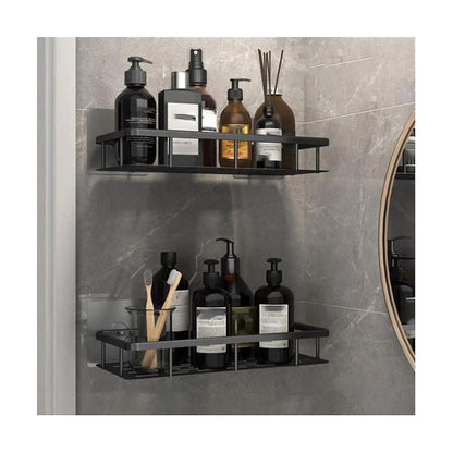 2pcs Wall Mount Corner Shelf for Bathroom Compatible with Braun Shower Storage Bracket Toilet Makeup V1188-TAL-00822