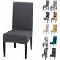 Set of 6 Universal Stretch Chair Covers - Modern - Grey V1188-TAL-02060