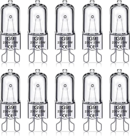 G9 halogen bulbs 25W, 230V, 10-pack 25W 25W V1188-TAL-02162