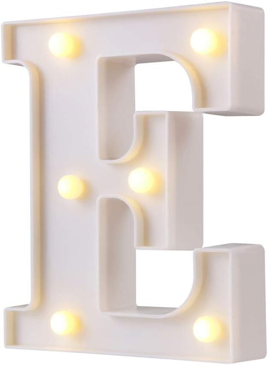 Luminous letters, very suitable for luminous weddings and birthday parties home decoration lamps (white, E) V1188-TAL-02738